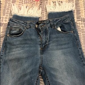 Fringe jeans